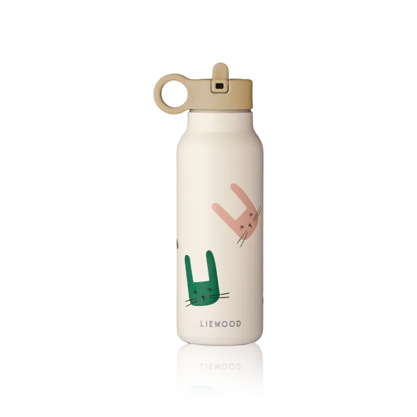 Nerezová fľaša-termoska Falk Bunny / Sandy mix 350ml  - Liewood